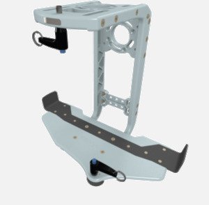 Hillaero INOMAX FAA certified mountable bracket for Air Ambulance Airmed Helicopter or Fixed Wing Aircraft ISO1